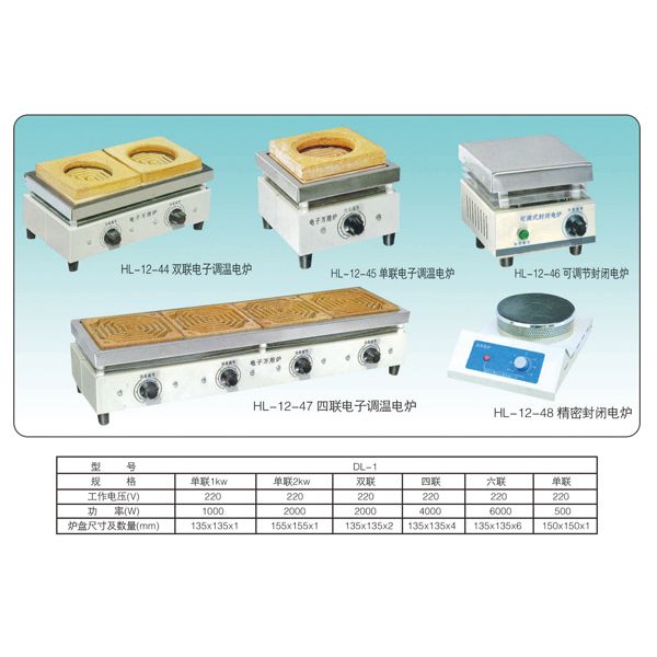 HL-12-44 雙聯(lián)電子調(diào)溫電爐